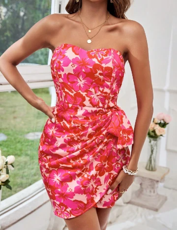 Rochie scurta SHEIN, floral