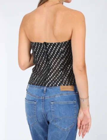 Top ASOS, negru Negru