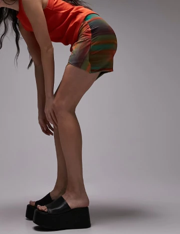 Fusta Top Shop, mix culori