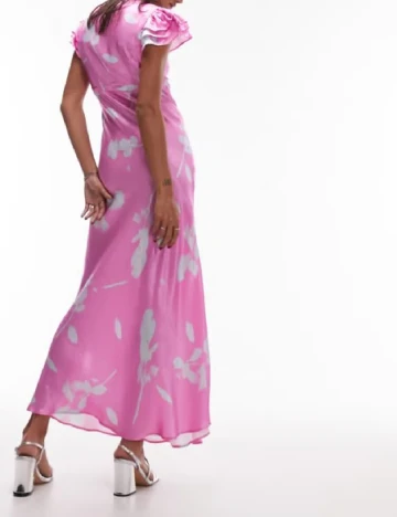 Rochie lunga Top Shop, roz Roz