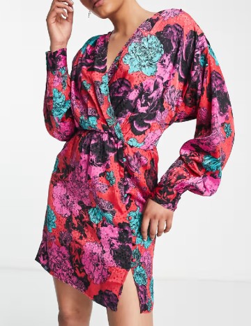 
						Rochie scurta Vero Moda, floral print