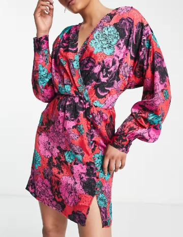 Rochie scurta Vero Moda, floral print Floral print