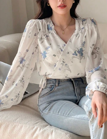 Bluza Dazy, floral Floral print