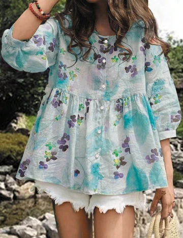Bluza SHEIN, albastru