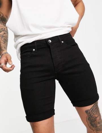 
						Pantaloni scurti Topman, negru
