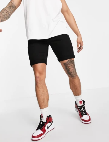 Pantaloni scurti Topman, negru