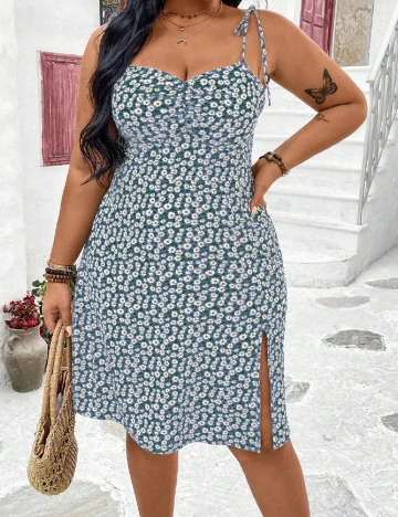 Rochie scurta SHEIN CURVE, floral