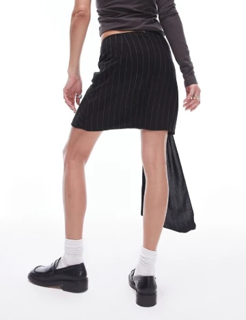 Fusta Top Shop, negru Negru