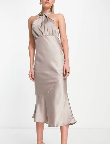 Rochie medie River Island, roz Roz