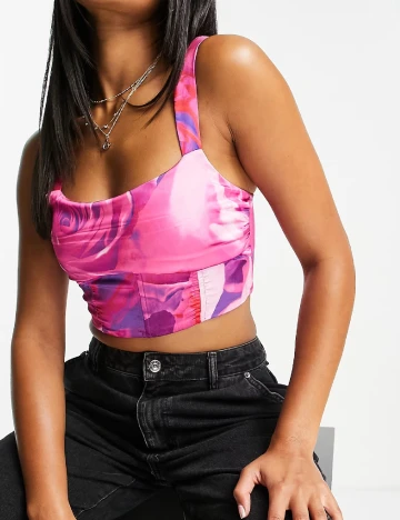Top Bershka, roz Roz