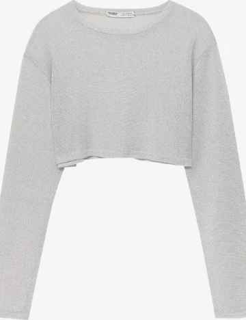 Top Pull&Bear, gri Gri