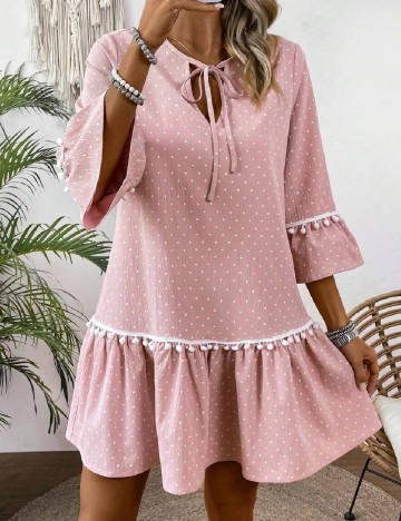 Rochie scurta SHEIN, roz