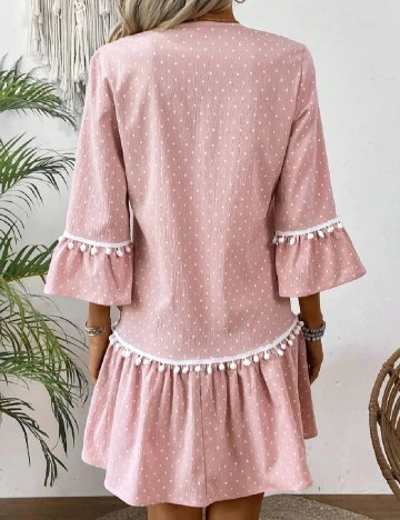 Rochie scurta SHEIN, roz Roz