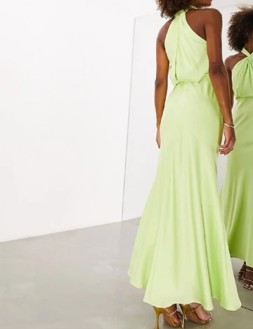 Rochie lunga ASOS, verde Verde
