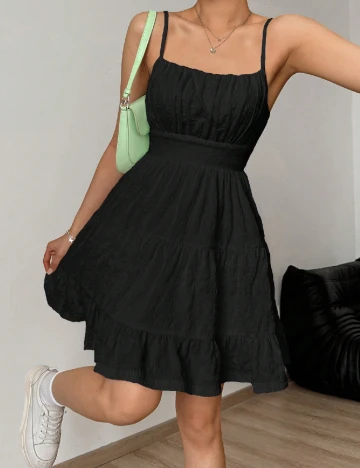 Rochie scurta SHEIN, negru Negru