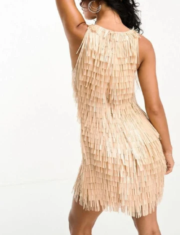 Rochie scurta ASOS, crem