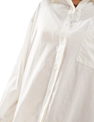 Camasa Miss Selfridge, alb Alb