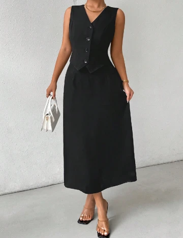 Compleu SHEIN, negru Negru