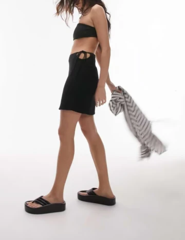 Fusta Top Shop, negru Negru