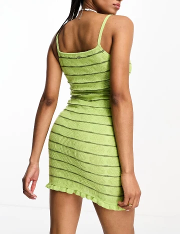 Rochie scurta Pull&Bear, verde Verde