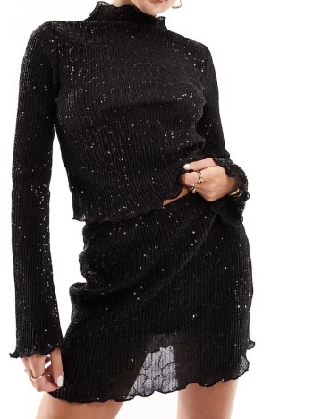 
						Fusta ASOS, negru