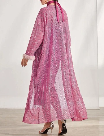 Rochie lunga SHEIN, roz Roz