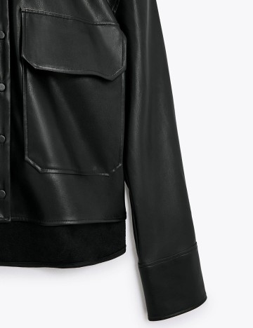 Camasa Zara, negru, XS