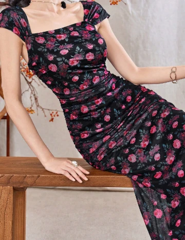 Rochie lunga SHEIN, negru Negru