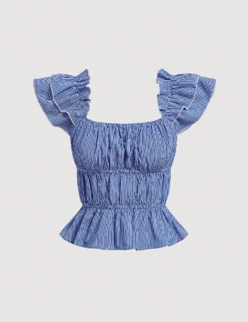 
						Top SHEIN, albastru