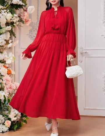 
						Rochie lunga SHEIN, rosu