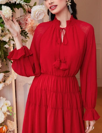 Rochie lunga SHEIN, rosu