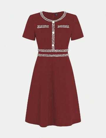 Rochie medie SHEIN, rosu