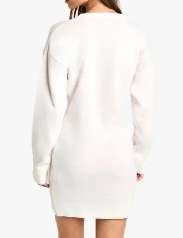 Rochie scurta Boohoo, ecru