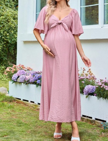 
						Rochie lunga SHEIN Maternity, roz