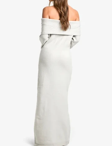 Rochie lunga Boohoo, gri Gri