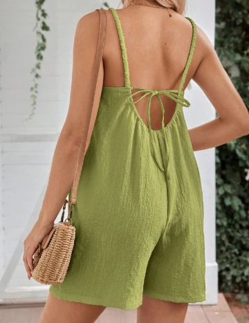 Salopeta SHEIN Maternity, verde