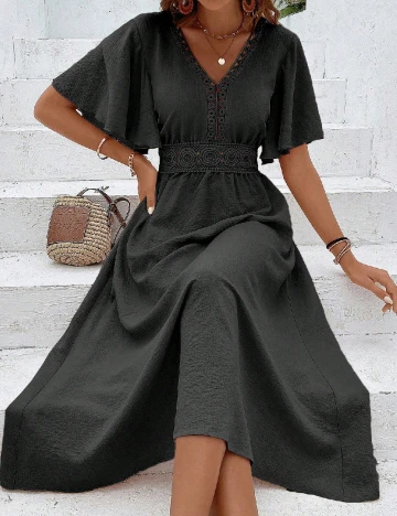 Rochie medie SHEIN, negru