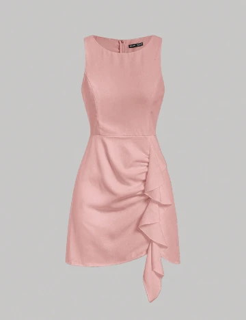 Rochie scurta SHEIN, roz Roz