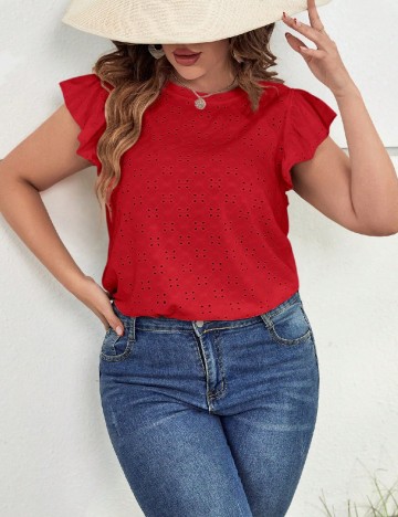 
						Bluza SHEIN CURVE, rosu