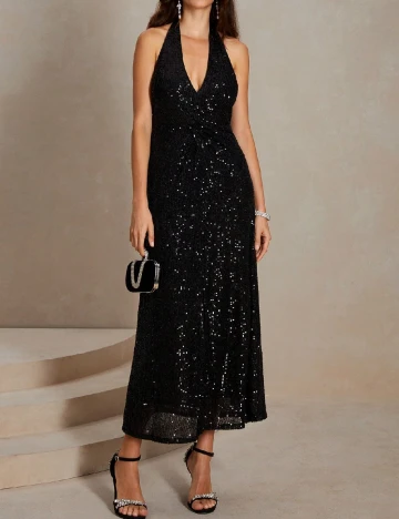 Rochie lunga SHEIN, negru Negru