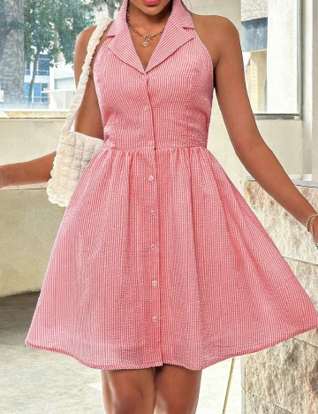 Rochie scurta SHEIN, rosu Rosu
