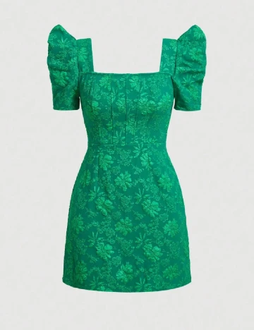 Rochie scurta SHEIN, verde Verde