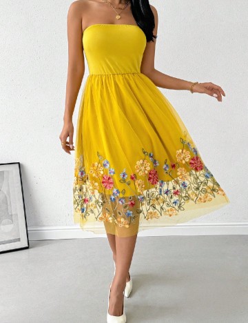 
						Rochie medie SHEIN, galben