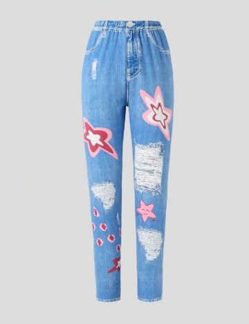 
						Colanti Shein Kids, albastru