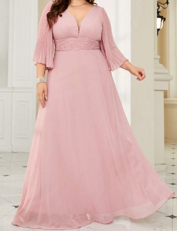 
						Rochie lunga UNITHORSE Plus Size, roz