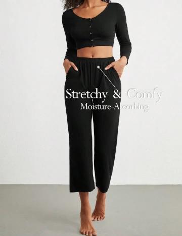 Pijama SHEIN, negru