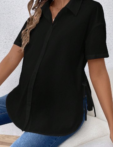 
						Camasa SHEIN Maternity, negru