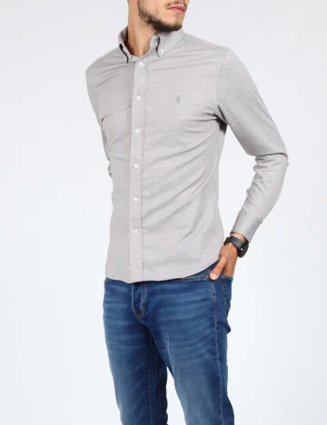 Camasa Polo Ralph Lauren, gri