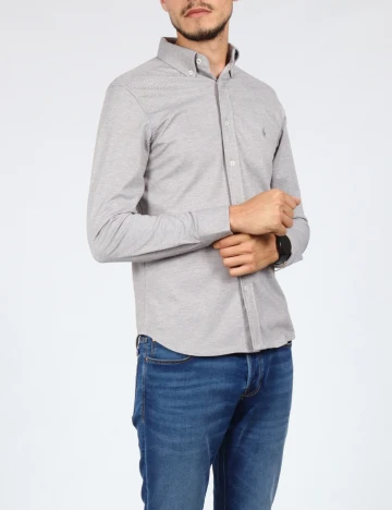 Camasa Polo Ralph Lauren, gri