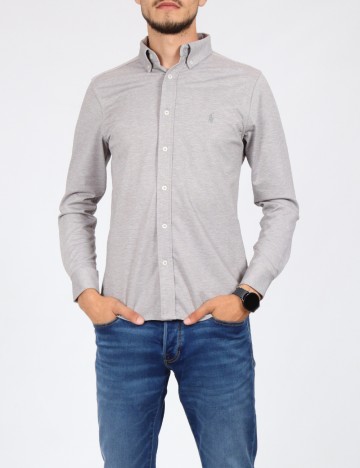 Camasa Polo Ralph Lauren, gri